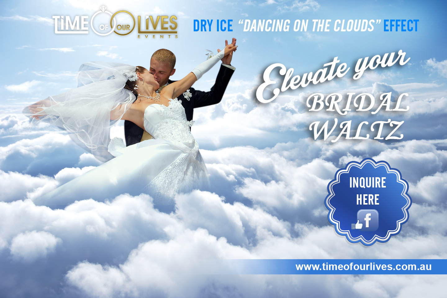 Time of Our Lives Events. Dry Ice Machine hire Sydney. Wedding decor effect
