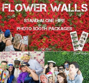 Sydney Flower Wall backdrop hire cheap