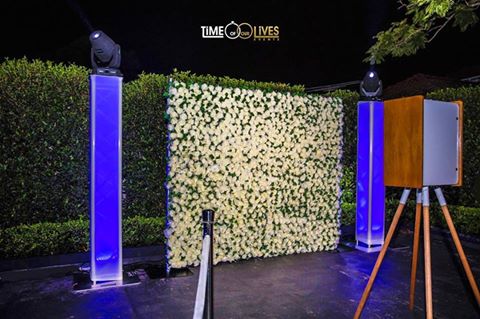 Cheap Photo booth Flower Wall backdrop hire Sydney